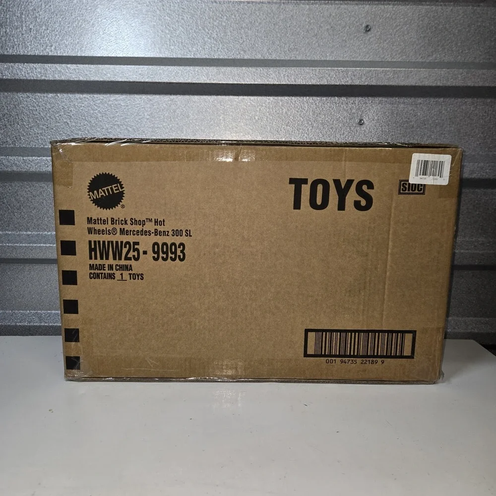Mattel Brick Shop Hot Wheels Mercedes-Benz 300 SL Building Set 1600pcs | SEALED